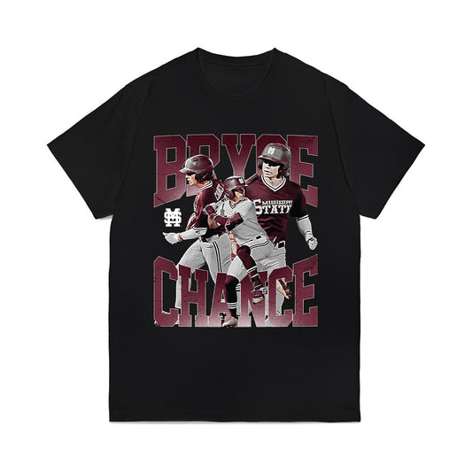 Mississippi State - NCAA Baseball : Bryce Chance - Collage Comfort Colors T-Shirt-0