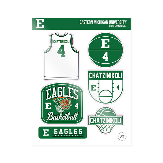 EMich - NCAA Women's Basketball : Eirini Chatzinikoli - Sticker Sheet-0