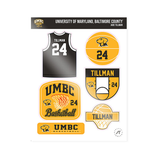 UMBC - NCAA Women's Basketball : Jade Tillman - Sticker Sheet-0