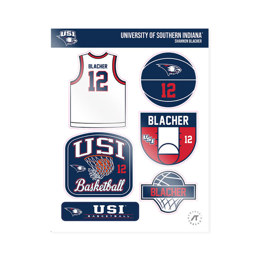 USI - NCAA Women's Basketball : Shannon Blacher - Sticker Sheet-0