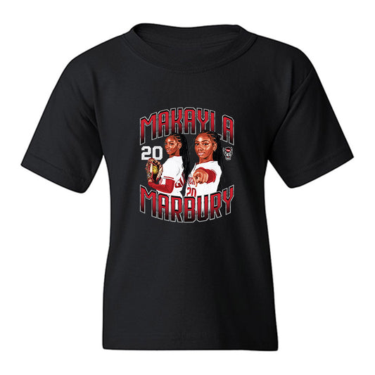 NC State - NCAA Softball : MaKayla Marbury - Collage Youth T-Shirt-0