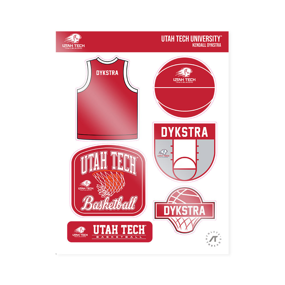 Utah Tech - NCAA Women's Basketball : Kendall Dykstra - Sticker Sheet-0