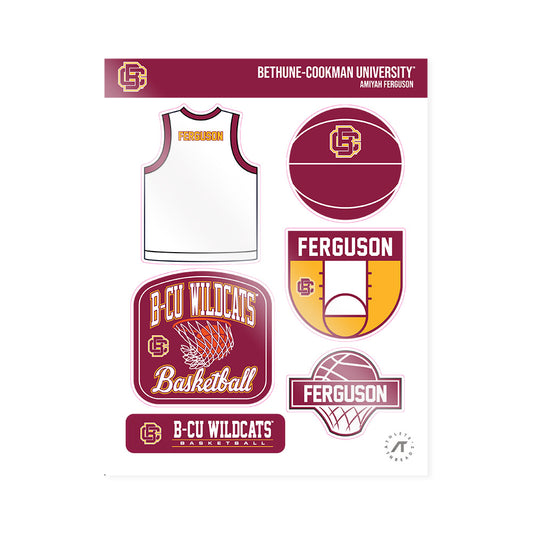 Bethune - NCAA Women's Basketball : Amiyah Ferguson - Sticker Sheet-0