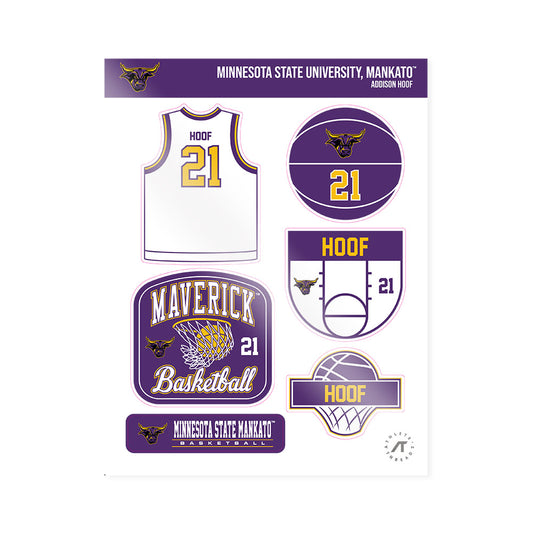 Minn. St. - NCAA Women's Basketball : Addison Hoof - Sticker Sheet-0