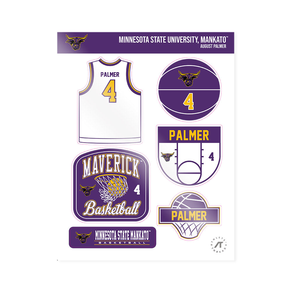 Minn. St. - NCAA Women's Basketball : August Palmer - Sticker Sheet-0