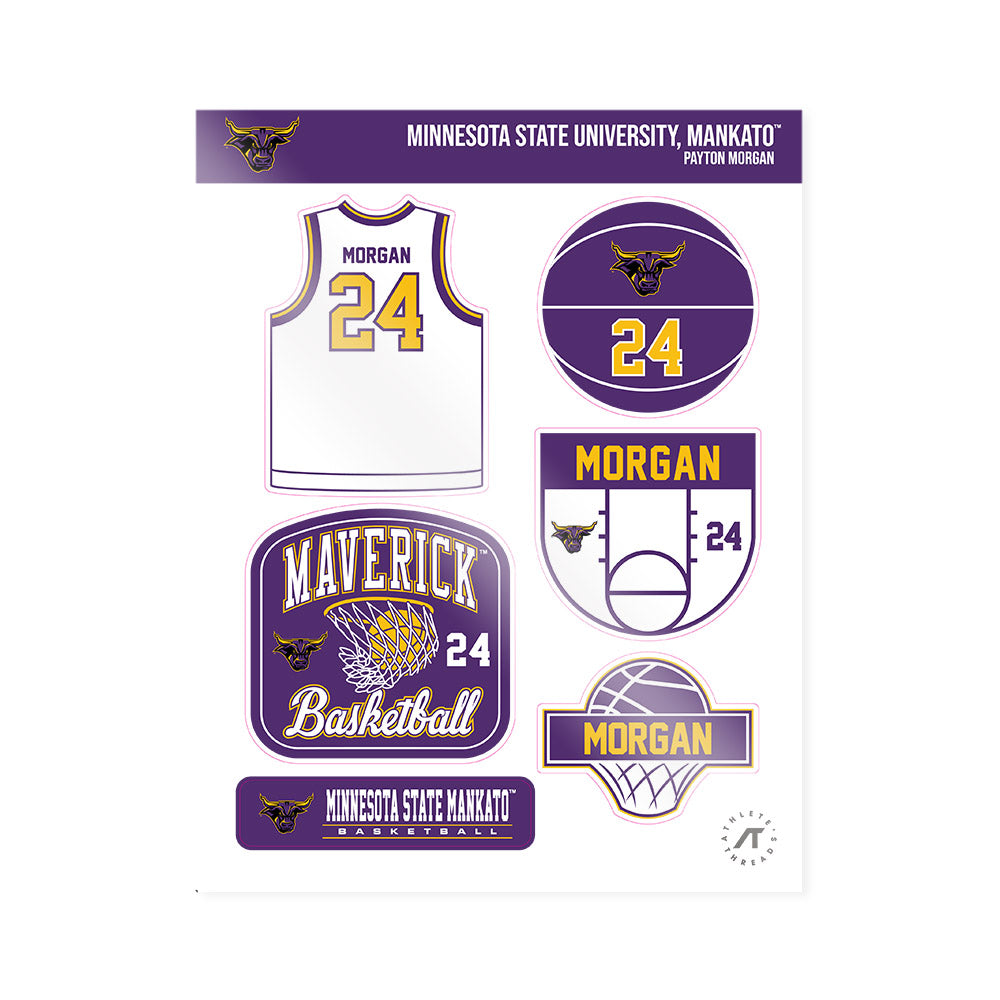 Minn. St. - NCAA Women's Basketball : Payton Morgan - Sticker Sheet-0