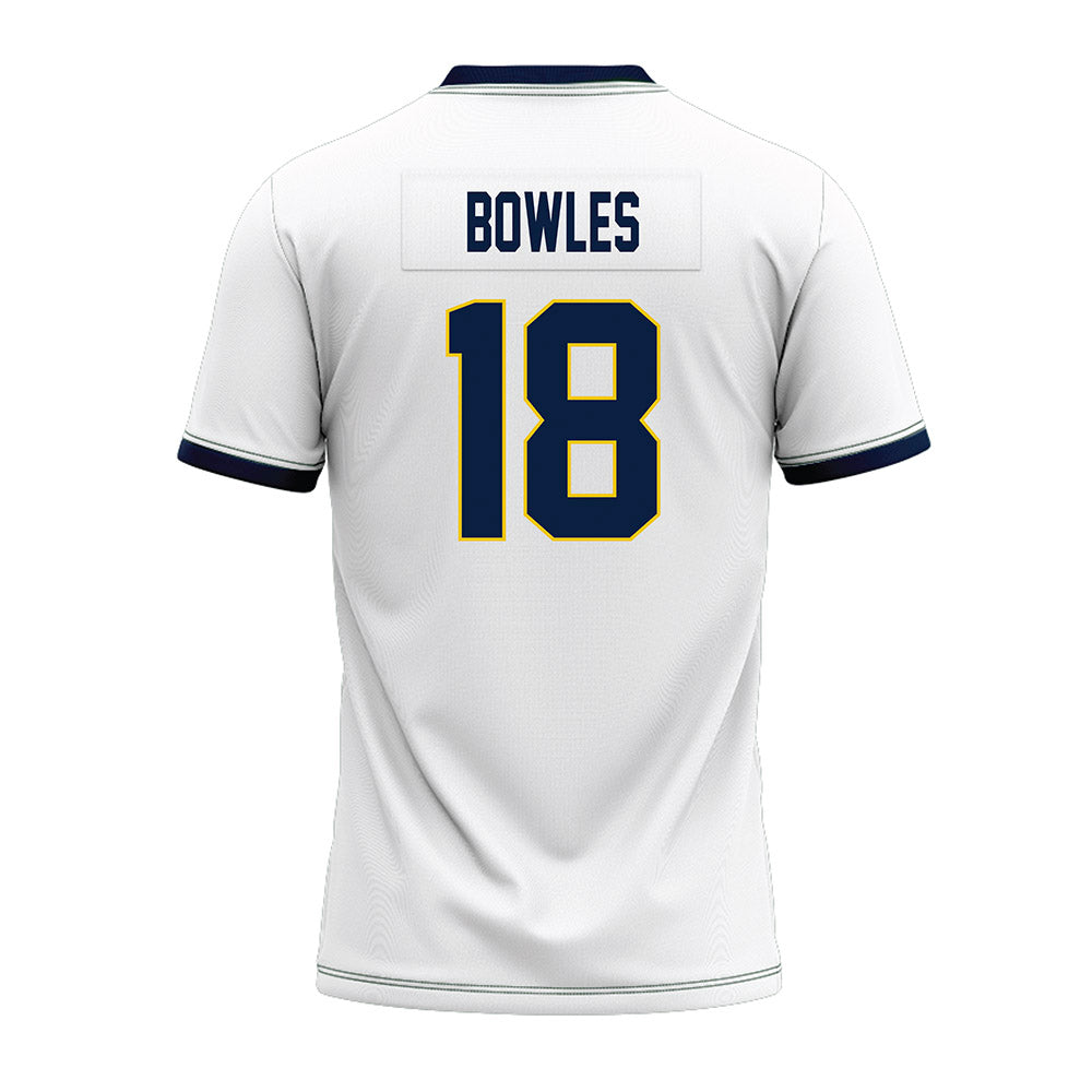Michigan - NCAA Football : Troy Bowles - White Premium Football Jersey-1