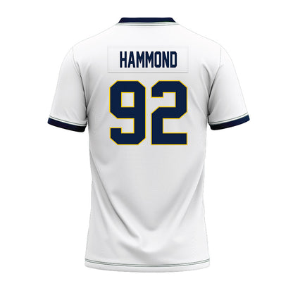 Michigan - NCAA Football : Ted Hammond - White Premium Football Jersey-1