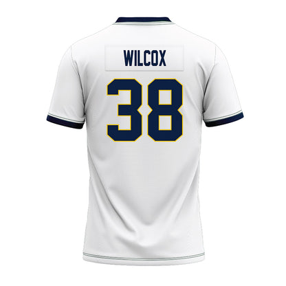 Michigan - NCAA Football : Bryce Wilcox - White Premium Football Jersey-1