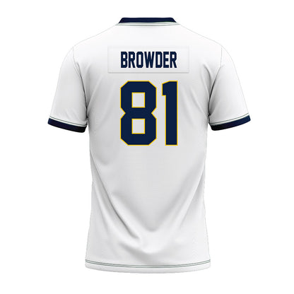 Michigan - NCAA Football : Jamar Browder - White Premium Football Jersey-1