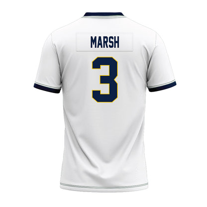 Michigan - NCAA Football : Andrew Marsh - White Premium Football Jersey-1