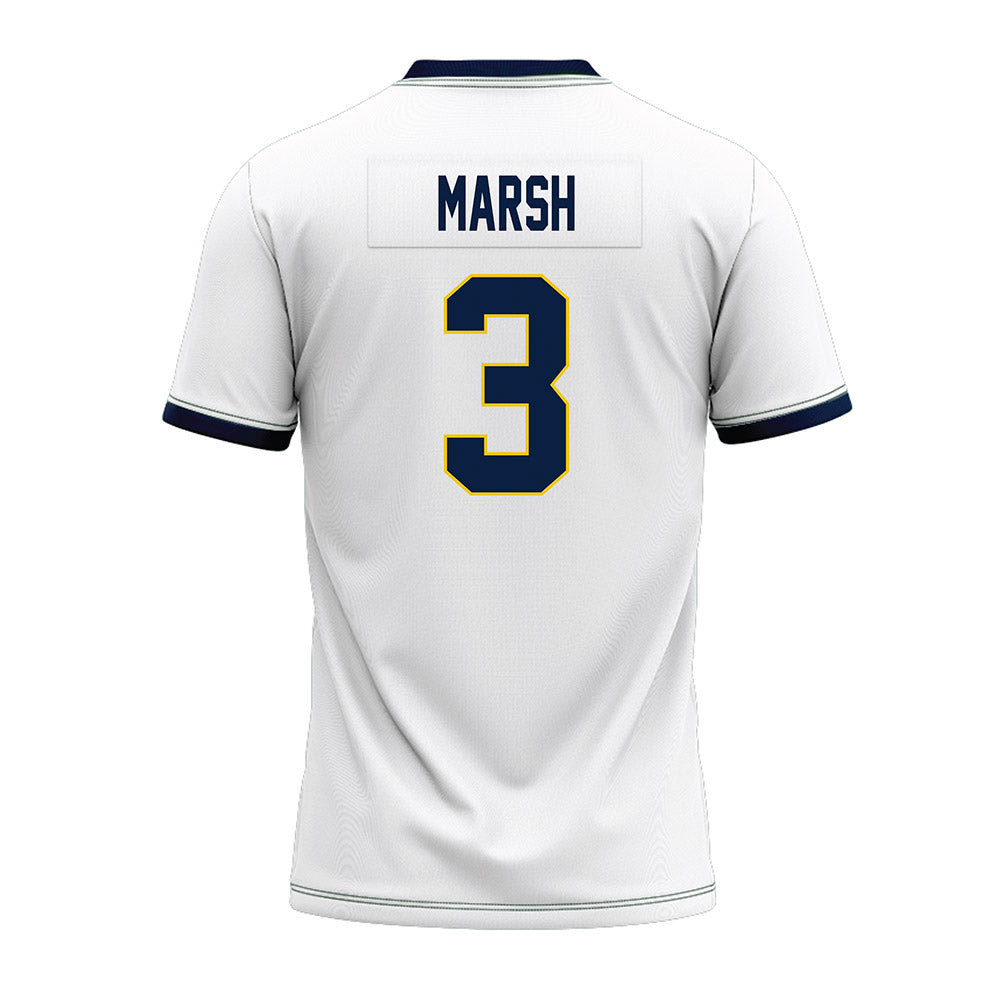 Michigan - NCAA Football : Andrew Marsh - White Premium Football Jersey-1