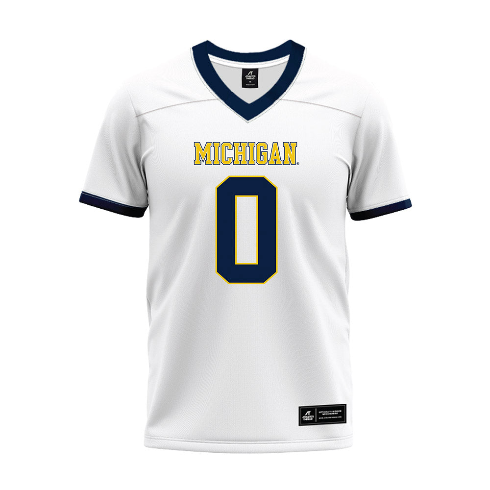 Michigan - NCAA Football : Jyaire Hill - White Premium Football Jersey-0