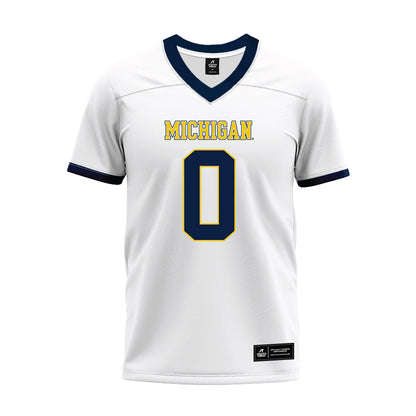 Michigan - NCAA Football : Jyaire Hill - White Premium Football Jersey-0
