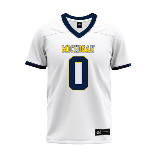 Michigan - NCAA Football : Kendrick Bell - White Premium Football Jersey-0