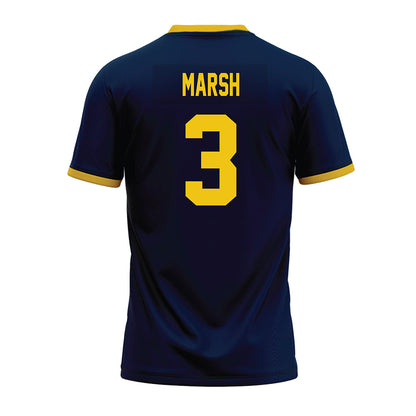 Michigan - NCAA Football : Andrew Marsh - Blue Premium Football Jersey-1