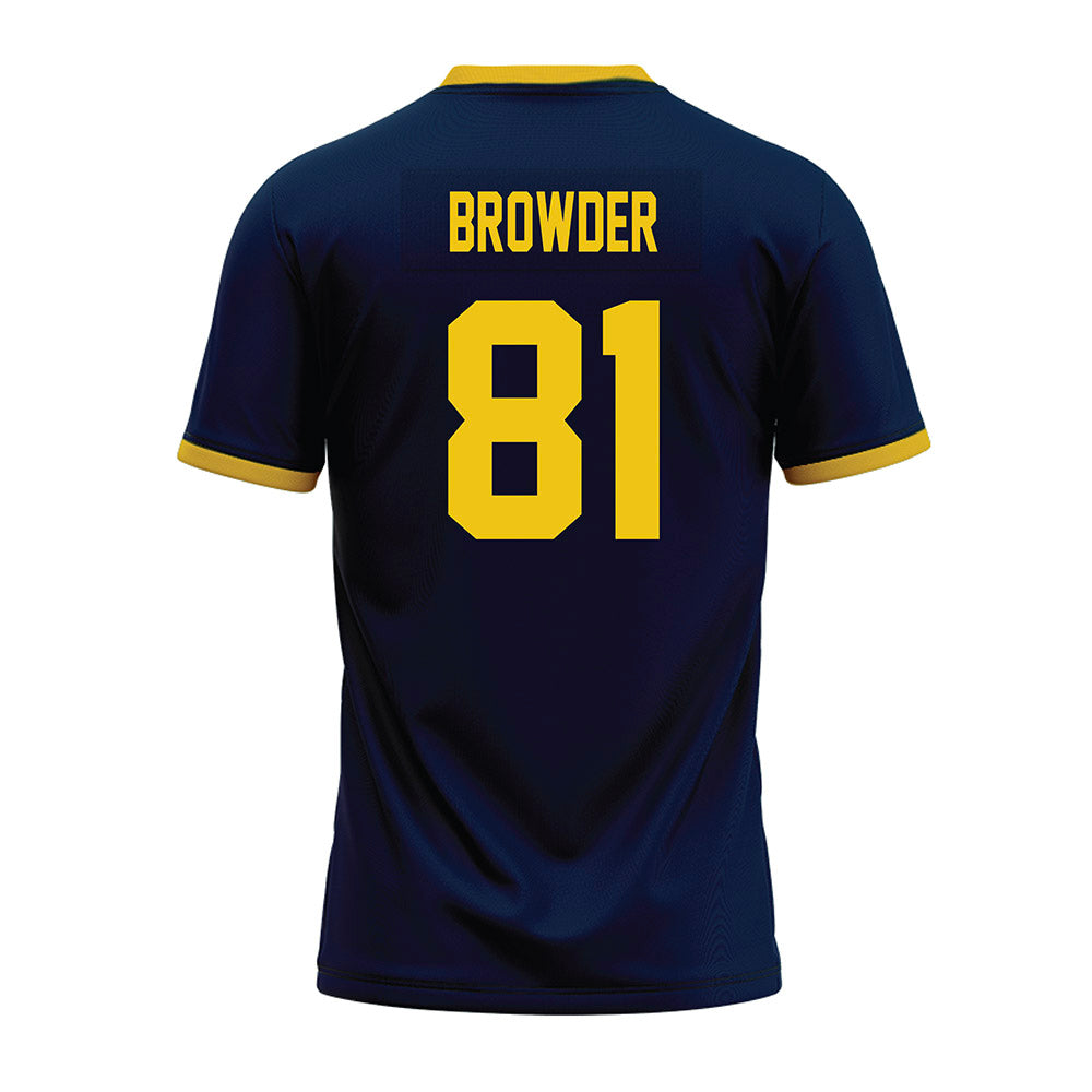 Michigan - NCAA Football : Jamar Browder - Blue Premium Football Jersey-1