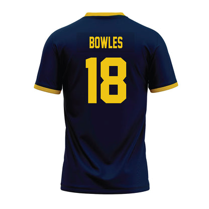 Michigan - NCAA Football : Troy Bowles - Blue Premium Football Jersey-1