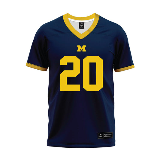 Michigan - NCAA Football : Jeremiah Lowe - Blue Premium Football Jersey-0
