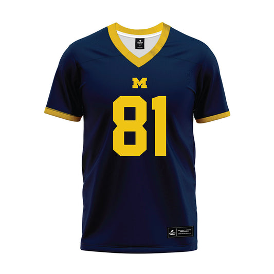 Michigan - NCAA Football : Jamar Browder - Blue Premium Football Jersey-0