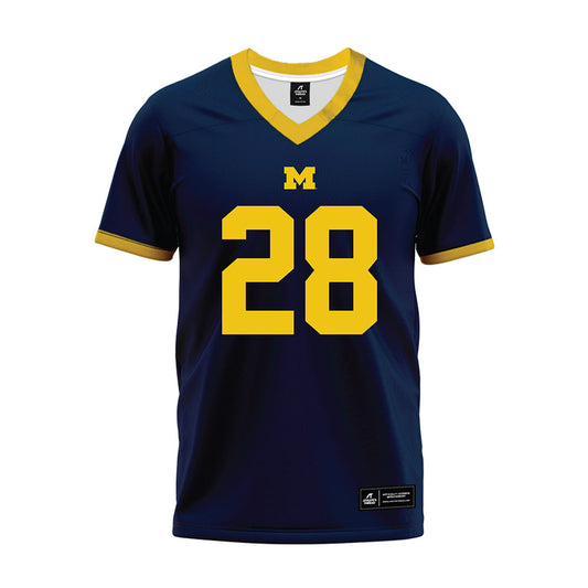 Michigan - NCAA Football : I'Marion Stewart - Blue Premium Football Jersey-0