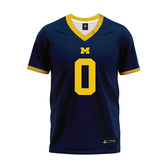 Michigan - NCAA Football : Jyaire Hill - Blue Premium Football Jersey-0