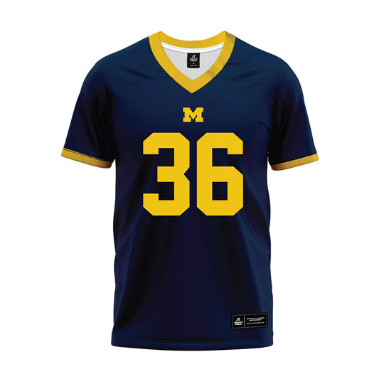 Michigan - NCAA Football : Tomas O'Meara - Blue Premium Football Jersey-0