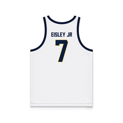 Michigan - NCAA Men's Basketball : Howard Eisley Jr - White Basketball Jersey-1
