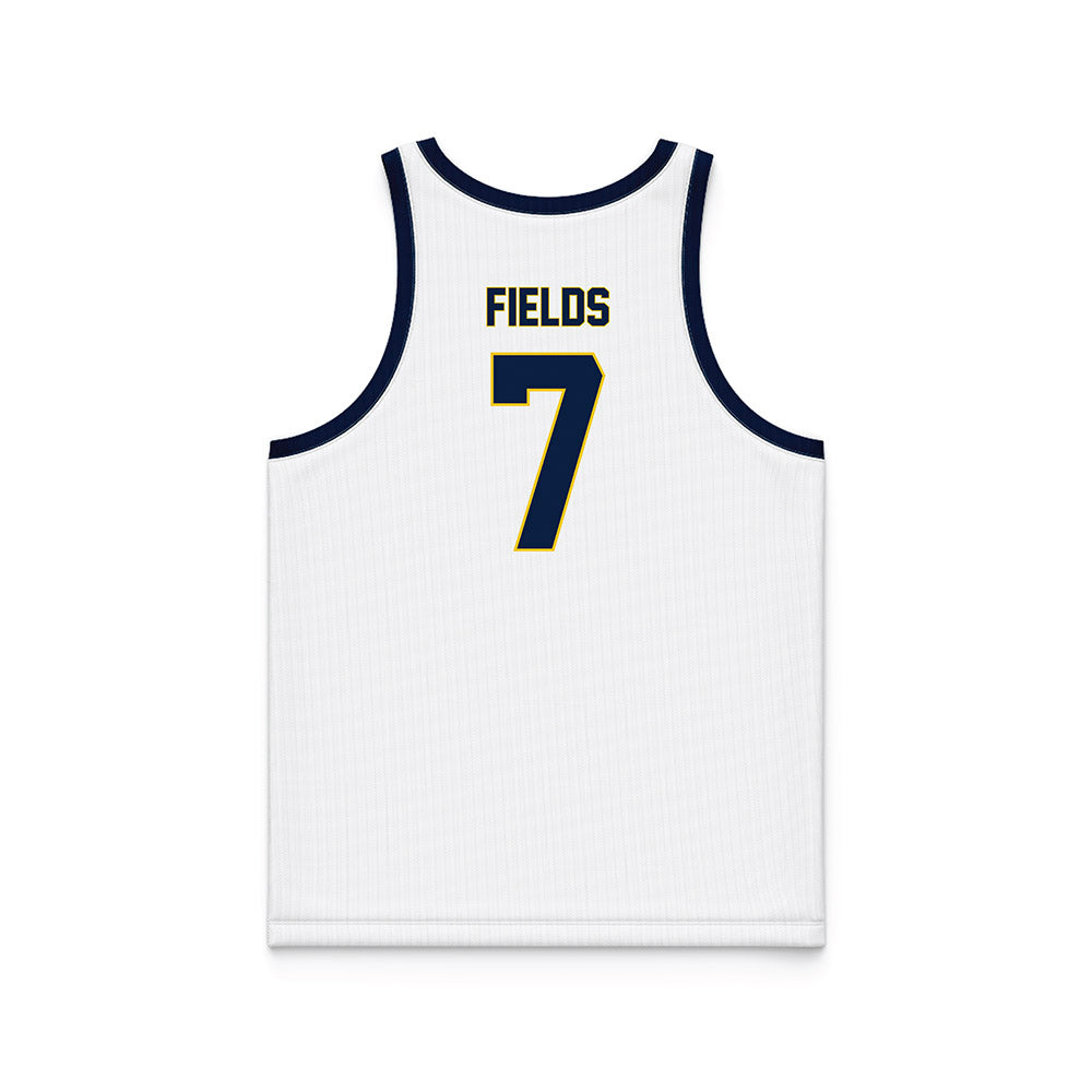 Michigan - NCAA Women's Basketball : Jessica Fields - White Basketball Jersey-1