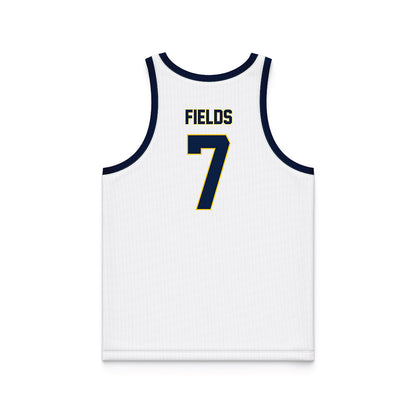 Michigan - NCAA Women's Basketball : Jessica Fields - White Basketball Jersey-1