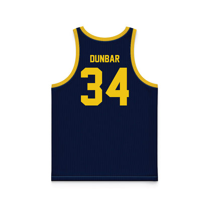 Michigan - NCAA Women's Basketball : Aaiyanna Dunbar - Blue Basketball Jersey-1