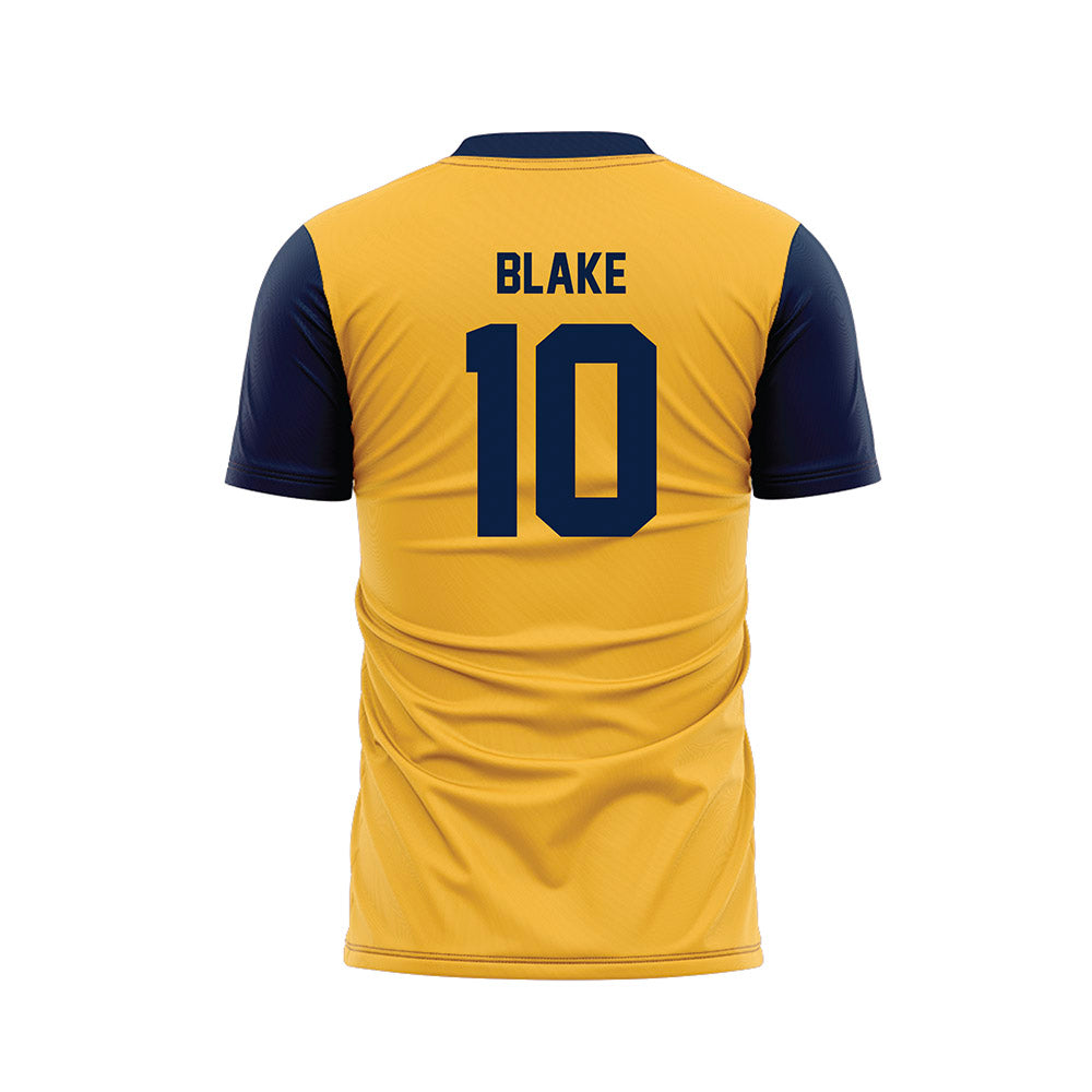 Michigan - NCAA Women's Soccer : Hannah Blake - Maize Soccer Jersey-1