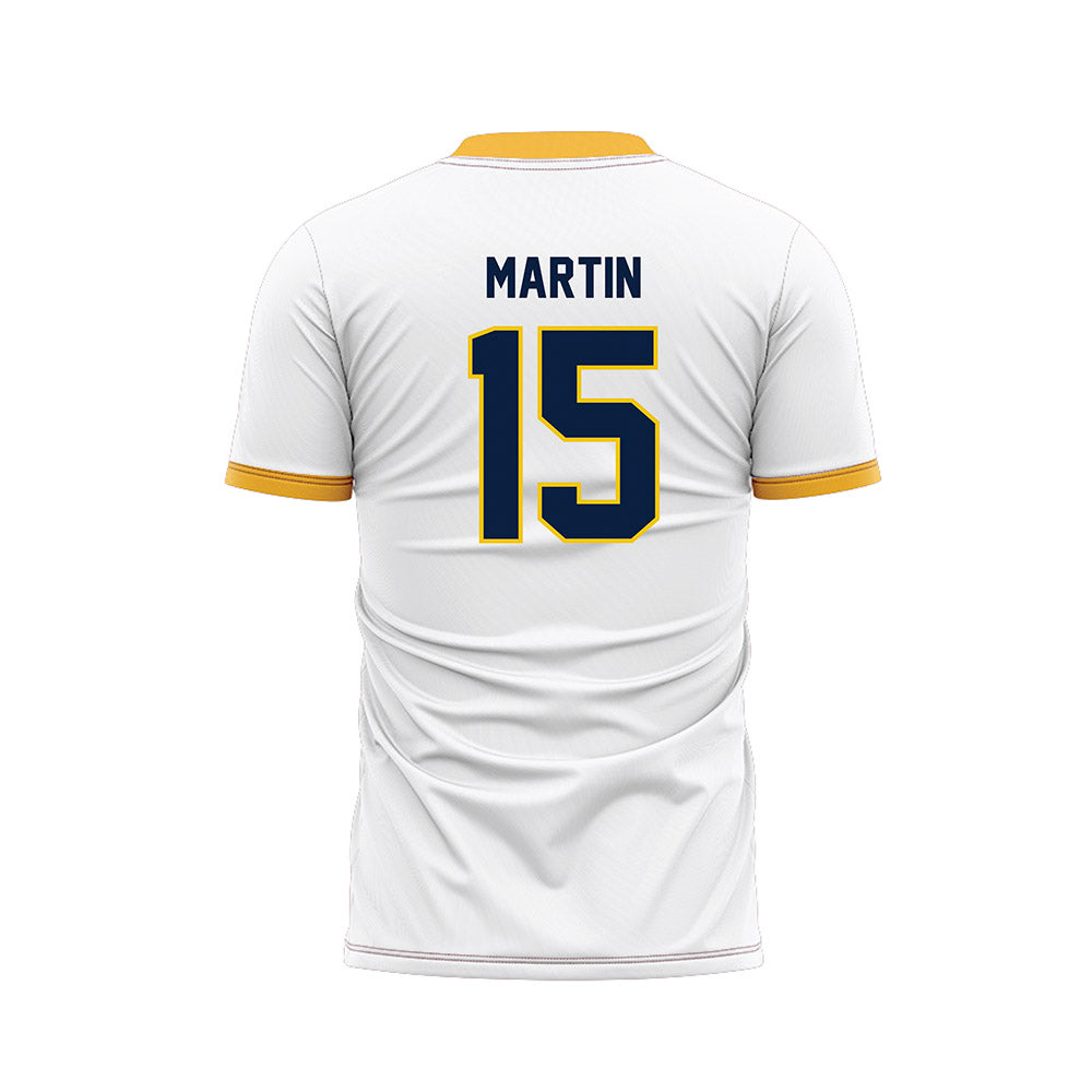 Michigan - NCAA Men's Soccer : Oliver Martin - White Soccer Jersey-1
