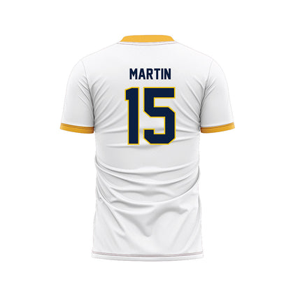 Michigan - NCAA Men's Soccer : Oliver Martin - White Soccer Jersey-1