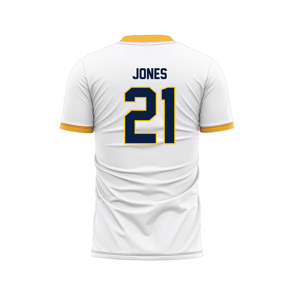 Michigan - NCAA Women's Soccer : Vickie Jones - White Soccer Jersey-1
