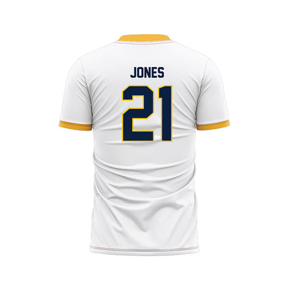 Michigan - NCAA Women's Soccer : Vickie Jones - White Soccer Jersey-1
