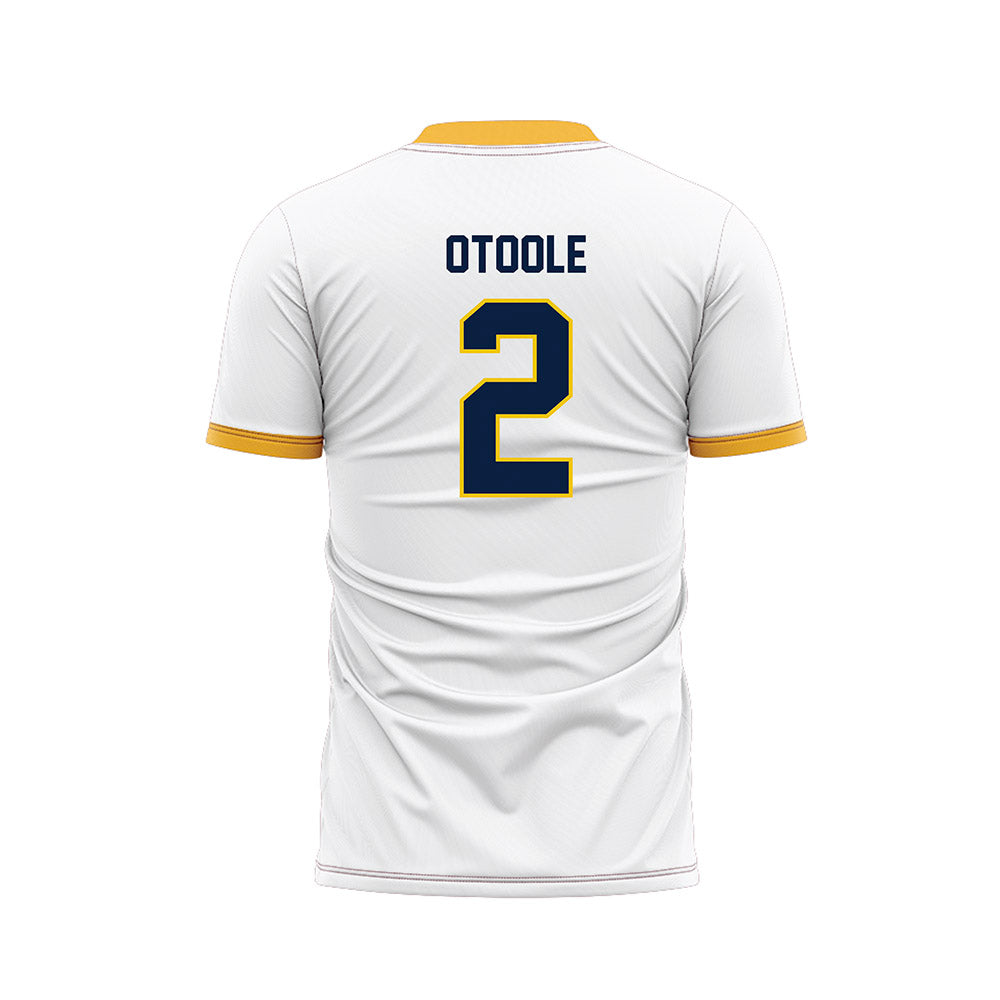 Michigan - NCAA Men's Soccer : Patrick OToole - White Soccer Jersey-1
