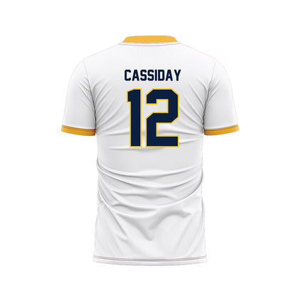 Michigan - NCAA Men's Soccer : Nicholas Cassiday - White Soccer Jersey-1