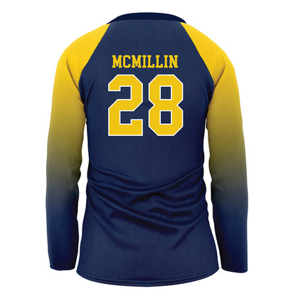 Michigan - NCAA Women's Volleyball : Trixie McMillin - Blue Volleyball Jersey-1
