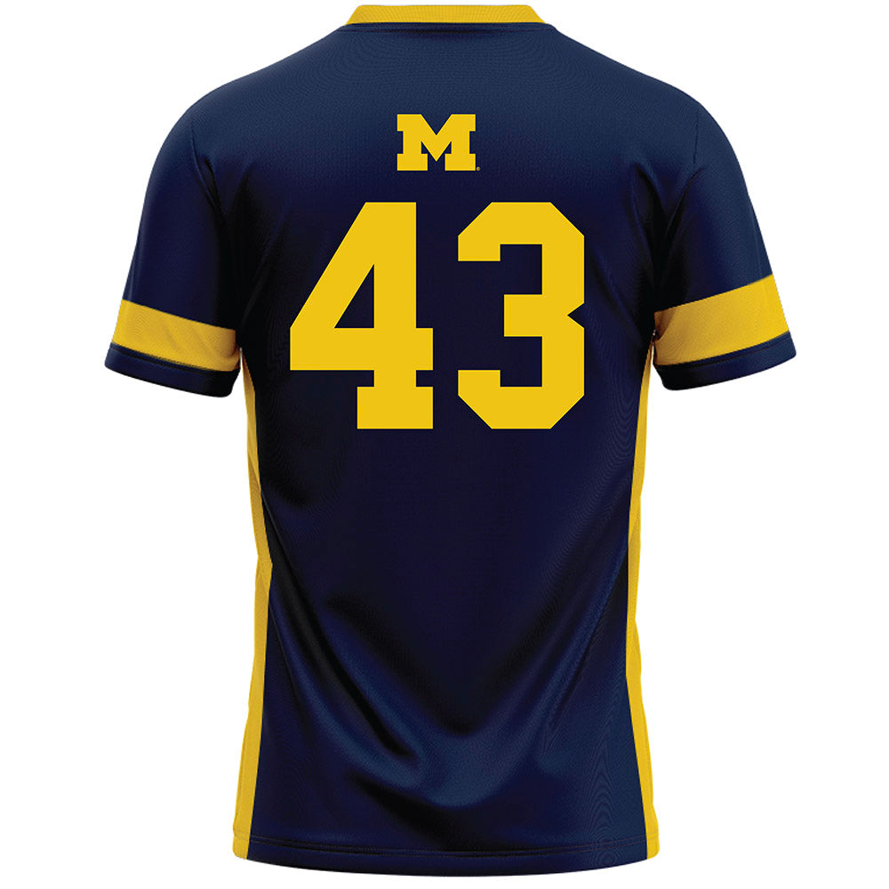 Michigan - NCAA Men's Lacrosse : Kevin Kearns - Lacrosse Jersey -1