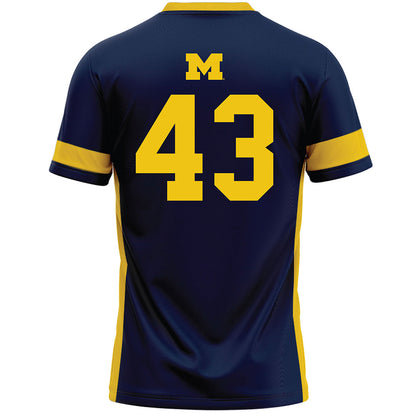 Michigan - NCAA Men's Lacrosse : Kevin Kearns - Lacrosse Jersey -1
