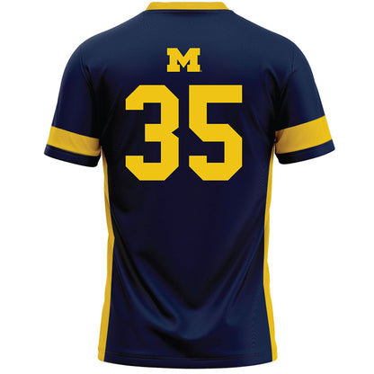Michigan - NCAA Women's Lacrosse : Emma Bradbury - Lacrosse Jersey -1