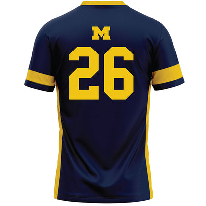 Michigan - NCAA Women's Lacrosse : Molly Fagan - Lacrosse Jersey -1