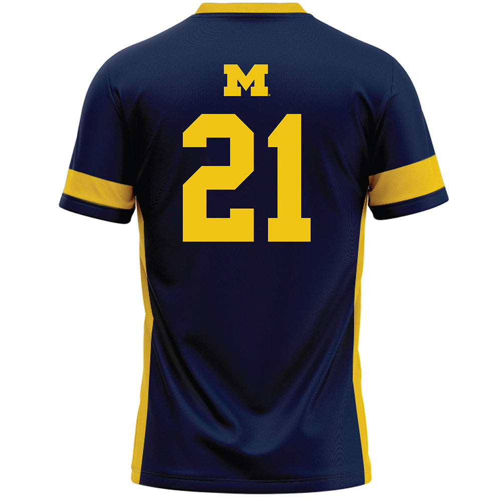 Michigan - NCAA Women's Lacrosse : Katharine Merrifield - Lacrosse Jersey -1
