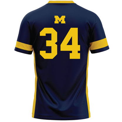 Michigan - NCAA Women's Lacrosse : Isabel DiNanno - Lacrosse Jersey -1