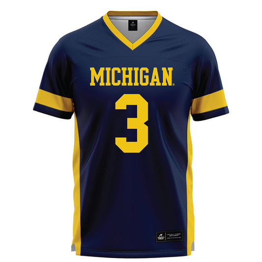 Michigan - NCAA Women's Lacrosse : Emma Burke - Lacrosse Jersey -0