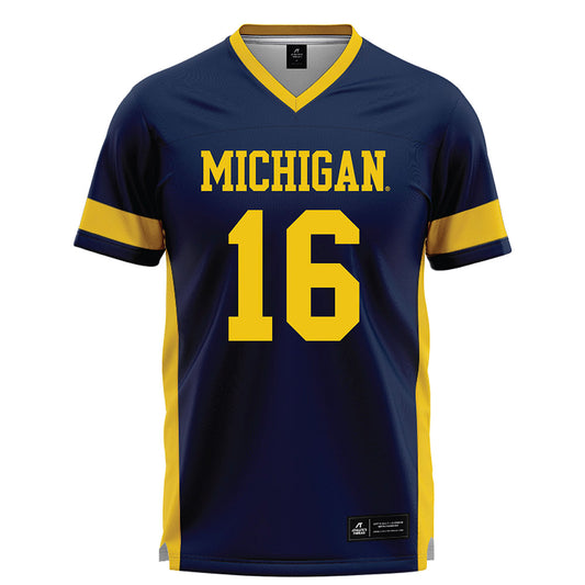 Michigan - NCAA Women's Lacrosse : Kassidy Isaacson - Lacrosse Jersey -0