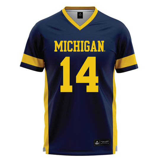 Michigan - NCAA Women's Lacrosse : Jill Smith - Lacrosse Jersey -0