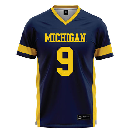 Michigan - NCAA Women's Lacrosse : Jane Fetterolf - Lacrosse Jersey -0