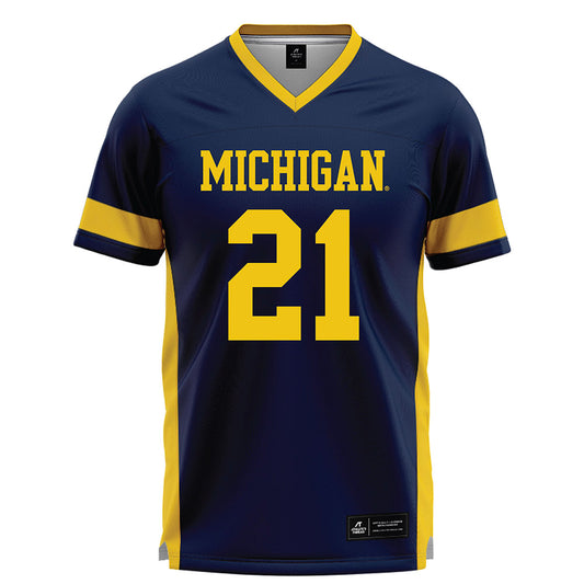 Michigan - NCAA Women's Lacrosse : Katharine Merrifield - Lacrosse Jersey -0
